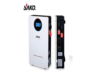 باتری لیتیومی برند ساکو SAKO، سبک، بادوام و مخصوص سیستم‌های خورشیدی، با عملکردی پایدار و طول عمر بالا، مناسب برای مصارف خانگی و صنعتی است.